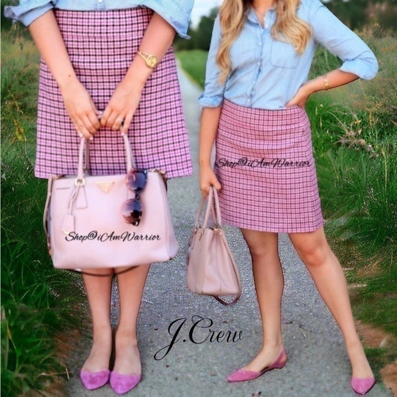 J. Crew NWT Wool Houndstooth A-Line Mini Skirt *Shop@lamwarrior - Picture 5 of 14